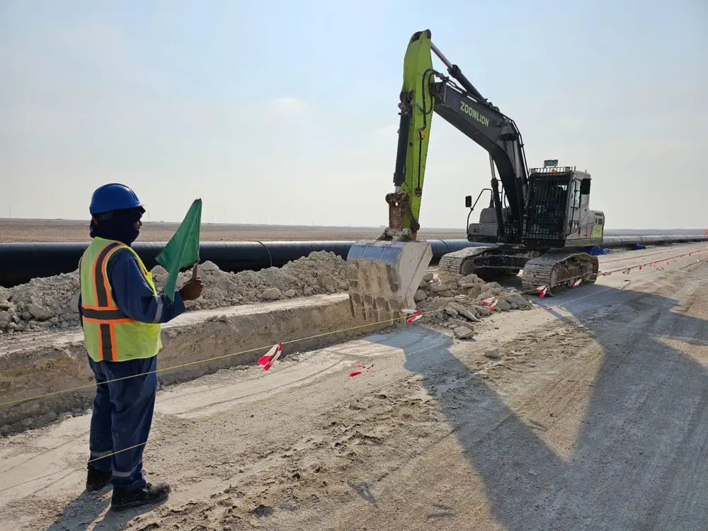 Sabkha Pad Construction & Filling Works for Mirfa Plant Modification & Pipeline Project